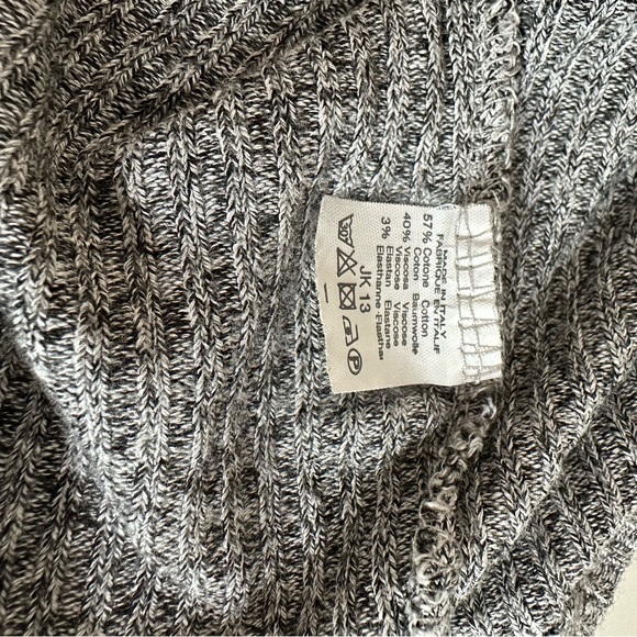 Brandy Melville Gray Ribbed Crop Halter Top - Picture 9 of 9
